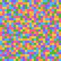 Colorful Pixel Pattern or Background in Pixel Art Royalty Free Stock Photo