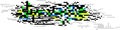 Colorful pixelated glitch art dissolving into a white background, creating an abstract and dynamic visual with a sense