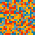 Colorful pixelated pattern