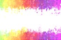 Colorful pixels background vector illustration Royalty Free Stock Photo