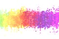 Colorful pixels background vector illustration Royalty Free Stock Photo