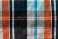 Colorful plaid fabric texture