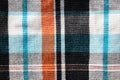 Colorful plaid fabric texture