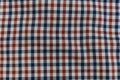 Colorful Plaid Pattern on Fabric