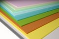 Colorful plain chipboard