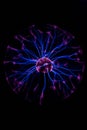 Colorful plasma ball