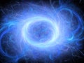 Colorful plasma flame in space Royalty Free Stock Photo