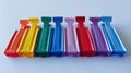 Colorful Plastic Bag Clips Royalty Free Stock Photo