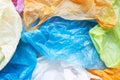 Colorful of plastic bags