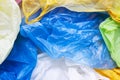 Colorful plastic bags waste Royalty Free Stock Photo