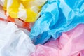 Colorful plastic bags background Royalty Free Stock Photo