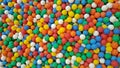 Colorful plastic balls children playground Royalty Free Stock Photo