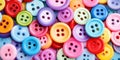 Colorful Plastic Buttons Background Texture Image Assorted Bright buttonart assortment buttonpile Royalty Free Stock Photo