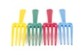 Colorful Plastic Forks Royalty Free Stock Photo