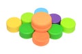 Colorful plastic lid