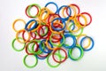 Colorful Plastic Rings Royalty Free Stock Photo