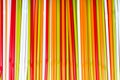 The colorful plastic tubes Royalty Free Stock Photo