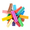 Colorful plasticine Royalty Free Stock Photo