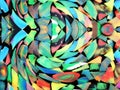 Colorful plasticine abstract