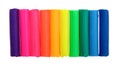 Colorful plasticine bars Royalty Free Stock Photo