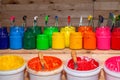 Colorful plastisol ink for print tee shirt Royalty Free Stock Photo