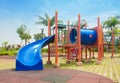 colorful playground without children