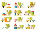 Colorful Playground Elements Collection