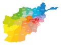 Afghanistan - map of provinces