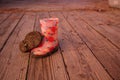 Muddy Polka Dot Child`s Boots