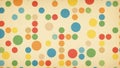 Colorful Polka Dot Pattern Background Royalty Free Stock Photo