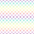 Colorful polka dot pattern