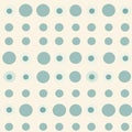 Colorful polka dot seamless pattern. Circle dots shapes spheres illustration for fabric, wrapping paper design, card Royalty Free Stock Photo