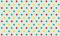 Colorful polka dots pattern background Royalty Free Stock Photo