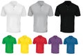 Colorful Polo Shirt Template Royalty Free Stock Photo