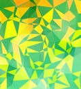 Colorful polygon background or frame. Abstract Rectangle Geometrical Background. Geometric design for business presentations or Royalty Free Stock Photo