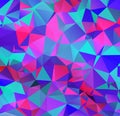 Colorful polygon background or frame. Abstract Rectangle Geometrical Background. Geometric design for business presentations or Royalty Free Stock Photo