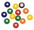 Colorful pool balls, icon