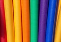 Colorful pool noodles