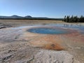 Colorful pool at Yellowstone National Park