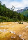 Colorful pools of huanglong