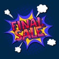 Final sale sign