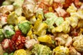 Colorful popcorn