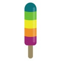 Colorful Popsicle