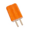 Colorful popsicle isolated on white Royalty Free Stock Photo