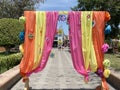 Colorful Portal in Rioverde Mexico Royalty Free Stock Photo