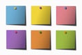 Colorful post it notes Royalty Free Stock Photo