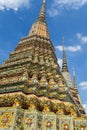Colorful Prang at Wat Phra Chetuphon, Bangkok, Thailand Royalty Free Stock Photo