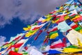 Colorful prayer flags Royalty Free Stock Photo