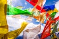 Colorful prayer flags Royalty Free Stock Photo