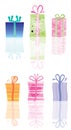 Colorful present icons